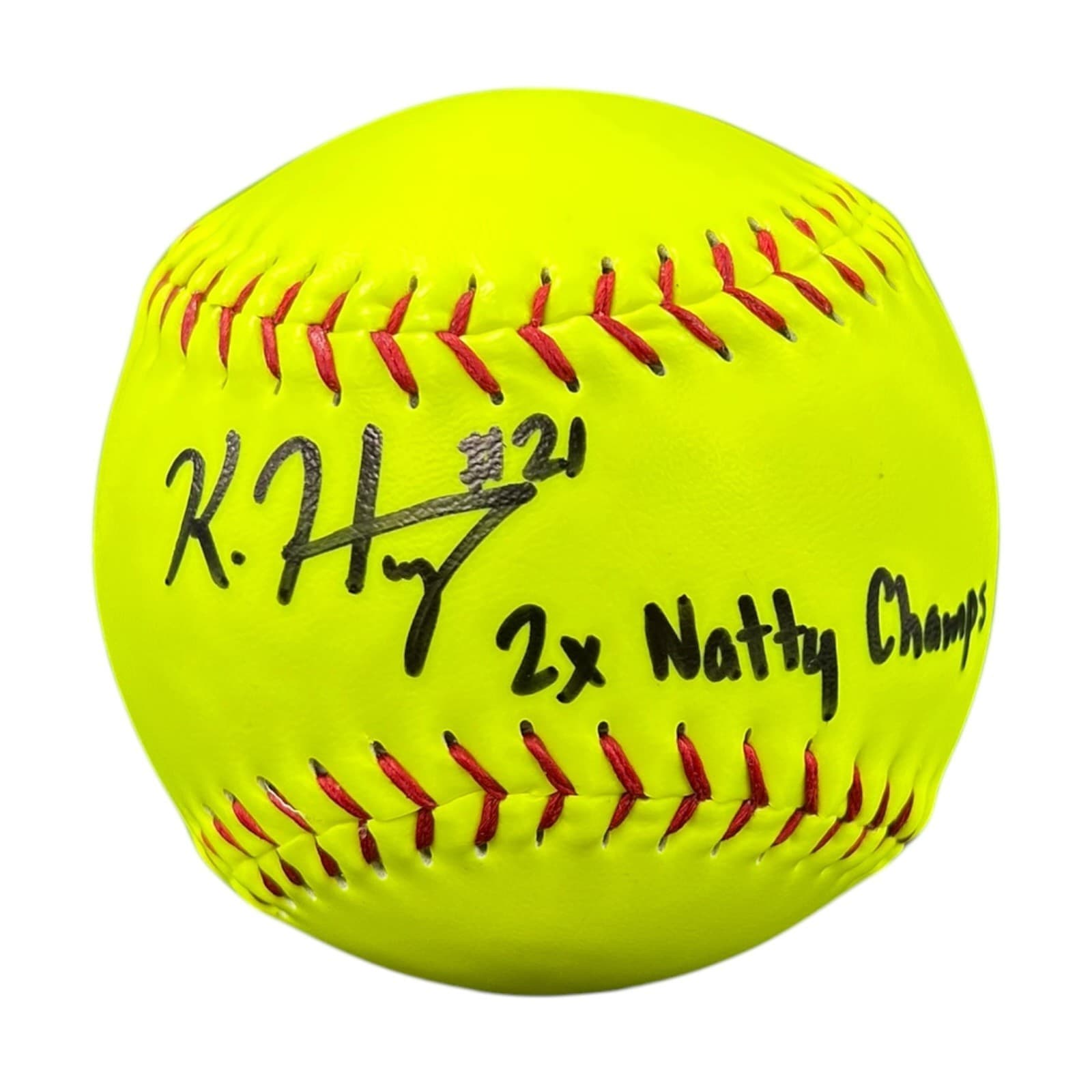 KAYDEN HENRY SIGNED SOFTBALL JSA TEXAS LONGHORNS 2x Natty Champs Kayden Henry Ball kayden-henry-softball-2x-natty-champs, Texas Longhorns, supplier stock photo