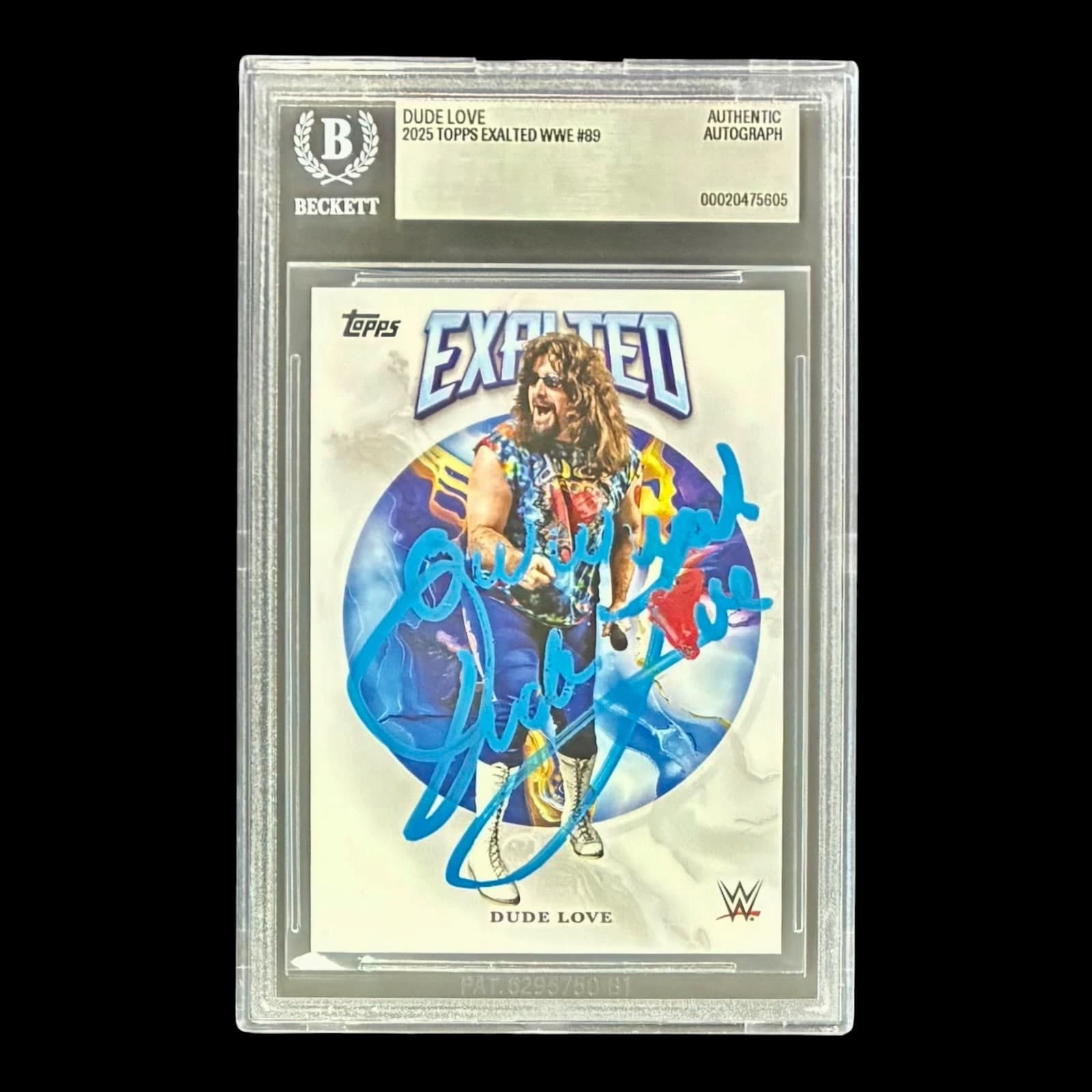 DUDE LOVE SIGNED 2025 TOPPS EXALTED WWE CARD #89 BECKETT 20475605 Dude Love Card 20475605, supplier stock photo