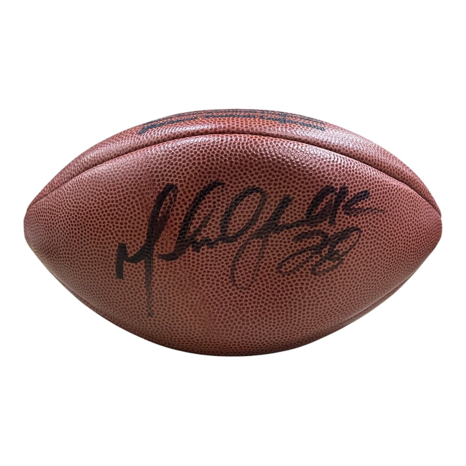 MARSHALL FAULK AUTOGRAPHED WILSON FOOTBALL BECKETT BT20833 ST. LOUIS RAMS Marshall Faulk Ball bt20833-marshall-faulk-wilson-football, St. Louis Rams, supplier stock photo