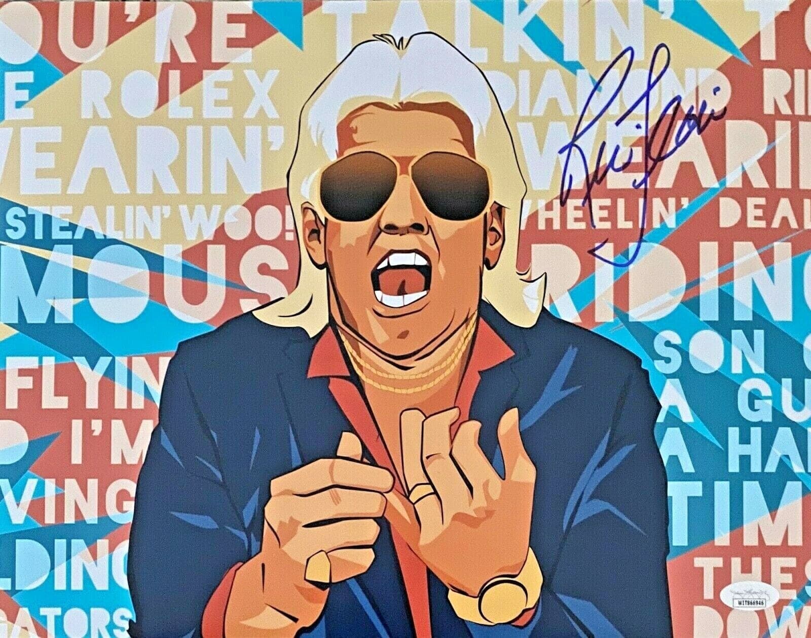 RIC FLAIR AUTOGRAPHED 11×14 PHOTO JSA WWE WCW #12 Ric Flair Photo 11x14-ric-flair-11-14-wwe-wcw, supplier stock photo
