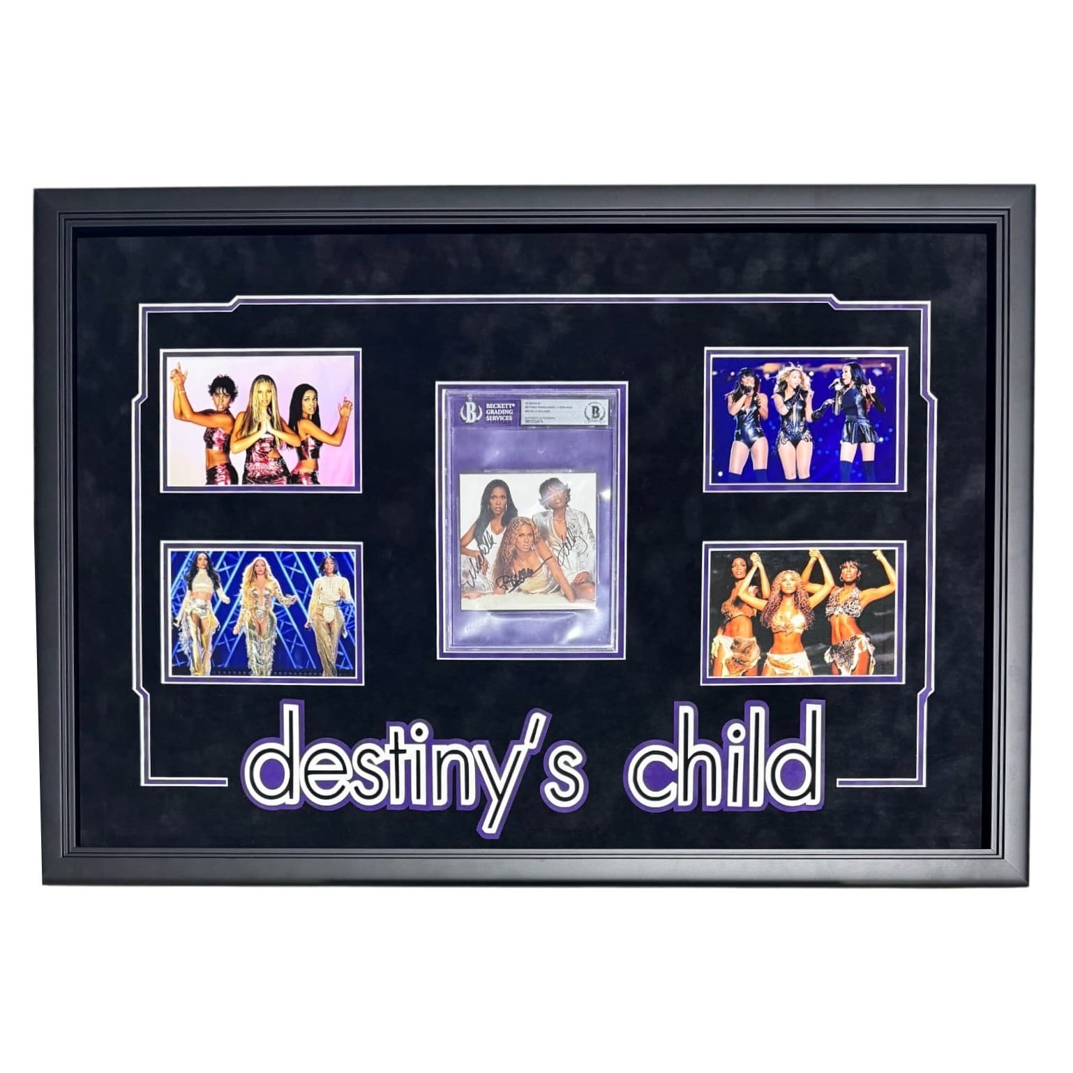 DESTINY’S CHILD SIGNED FRAMED CD BOOKLER BECKETT 15334974 BEYONCE KELLY MICHELLE Other 15334974, supplier stock photo