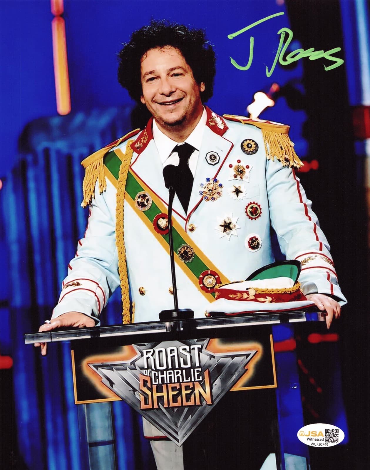 JEFF ROSS AUTOGRAPHED 8×10 PHOTO JSA #6 THE ROASTMASTER Photo 8x10-jeff-ross-8-10-6-roastmaster, supplier stock photo