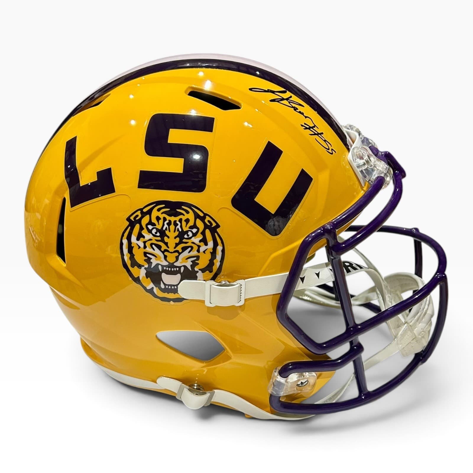 LAMAR BROWN AUTOGRAPHED LSU TIGERS FULL SIZE SPEED HELMET JSA GOLD Helmet lamar-brown-full-size-speed-gold, supplier stock photo