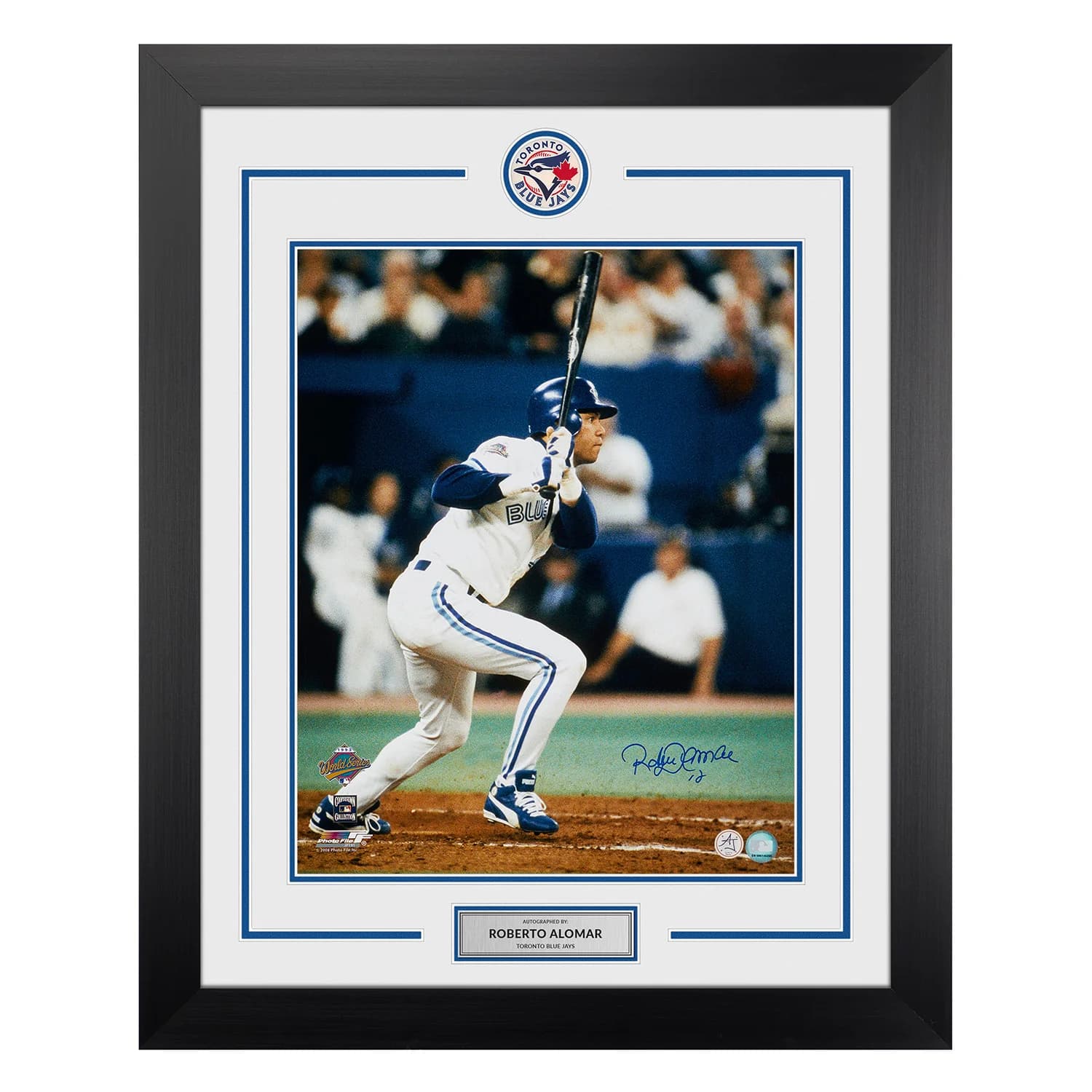 Roberto Alomar Signed Toronto Blue Jays World Series 26x32 Frame Roberto Alomar Other 26x32-toronto-blue-jays-world-series-frame, supplier stock photo