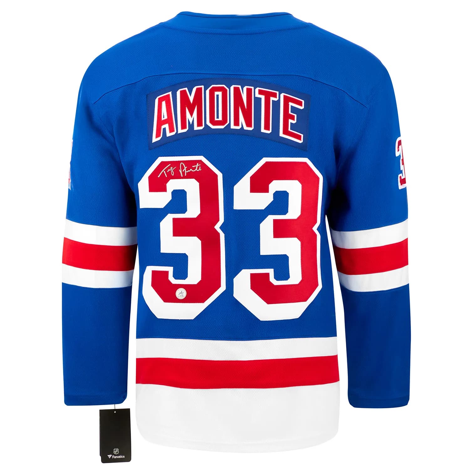 Tony Amonte Signed New York Rangers Fanatics Breakaway Jersey Tony Amonte Jersey breakaway, New York Rangers, supplier stock photo