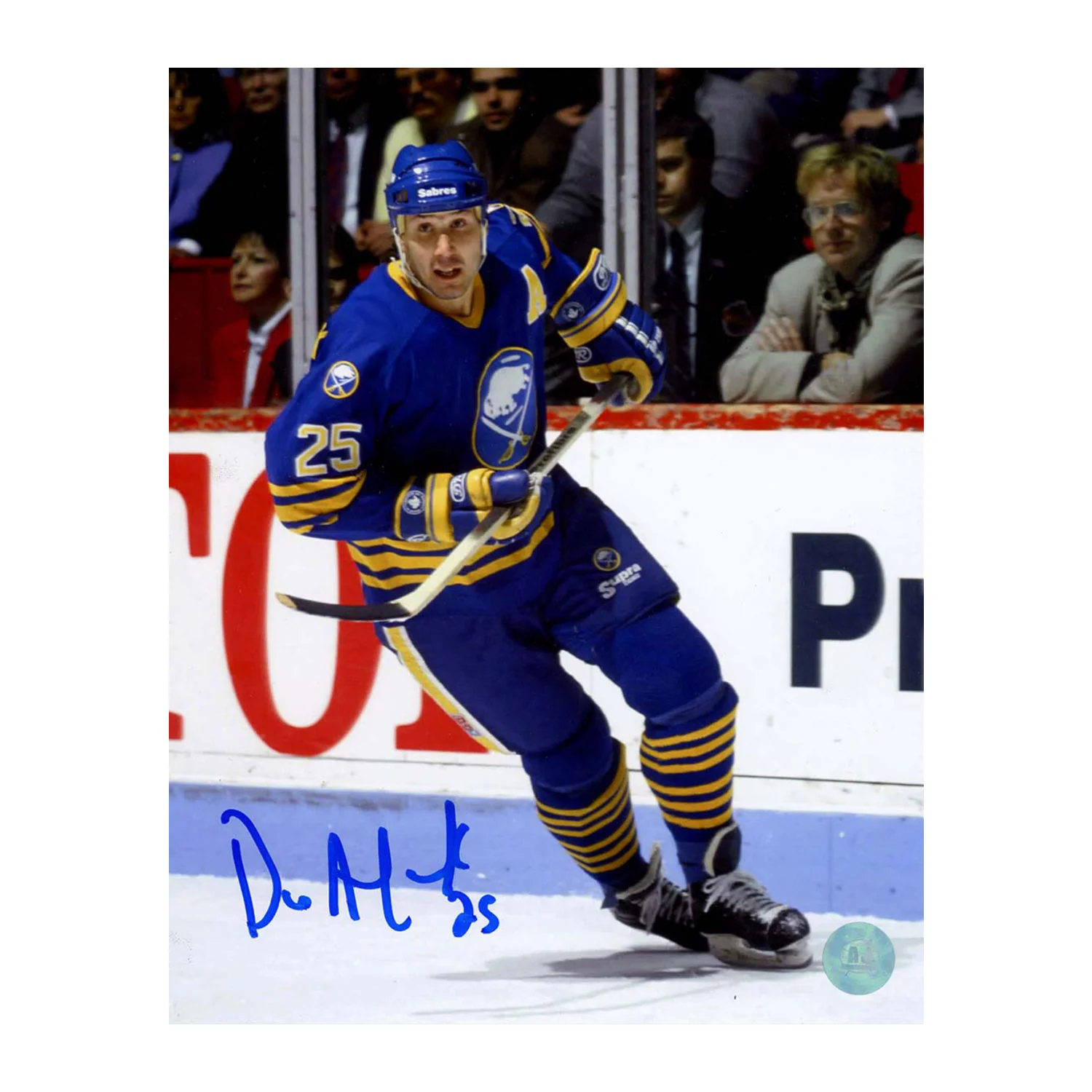 Dave Andreychuk Signed Buffalo Sabres Action 8x10 Photo Dave Andreychuk Photo 8x10-action, Buffalo Sabres, supplier stock photo