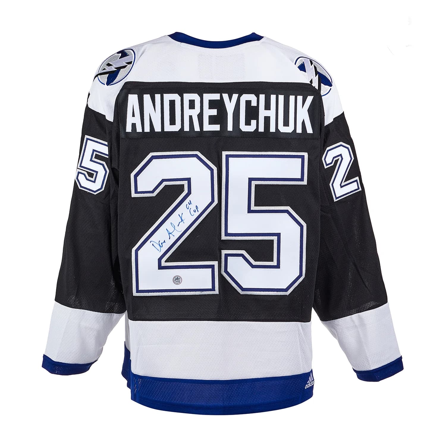 Dave Andreychuk Signed Tampa Bay Lightning 2004 Cup adidas Jersey Dave Andreychuk Jersey 2004-cup-adidas, Tampa Bay Lightning, supplier stock photo