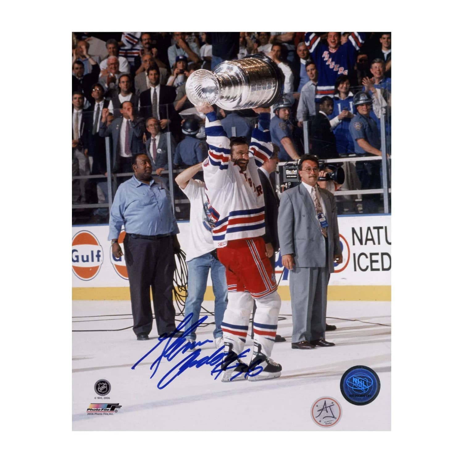 Glenn Anderson Autographed New York Rangers 1994 Stanley Cup 8x10 Photo Glenn Anderson Photo 8x10-1994-stanley-cup, New York Rangers, supplier stock photo