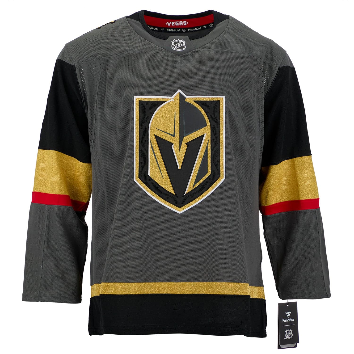 Rasmus Andersson Signed Vegas Golden Knights Alt Grey Fanatics Premium Jersey Rasmus Andersson Jersey alt-grey-premium, Vegas Golden Knights, view 2, supplier stock photo