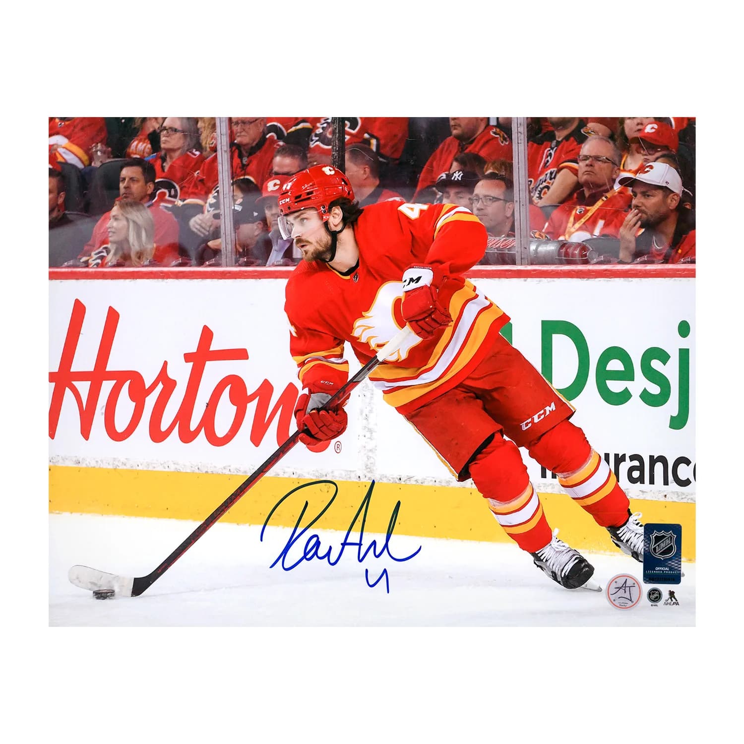 Rasmus Andersson Signed Calgary Flames Game Action 11x14 Photo Rasmus Andersson Photo 11x14-game-action, Calgary Flames, supplier stock photo