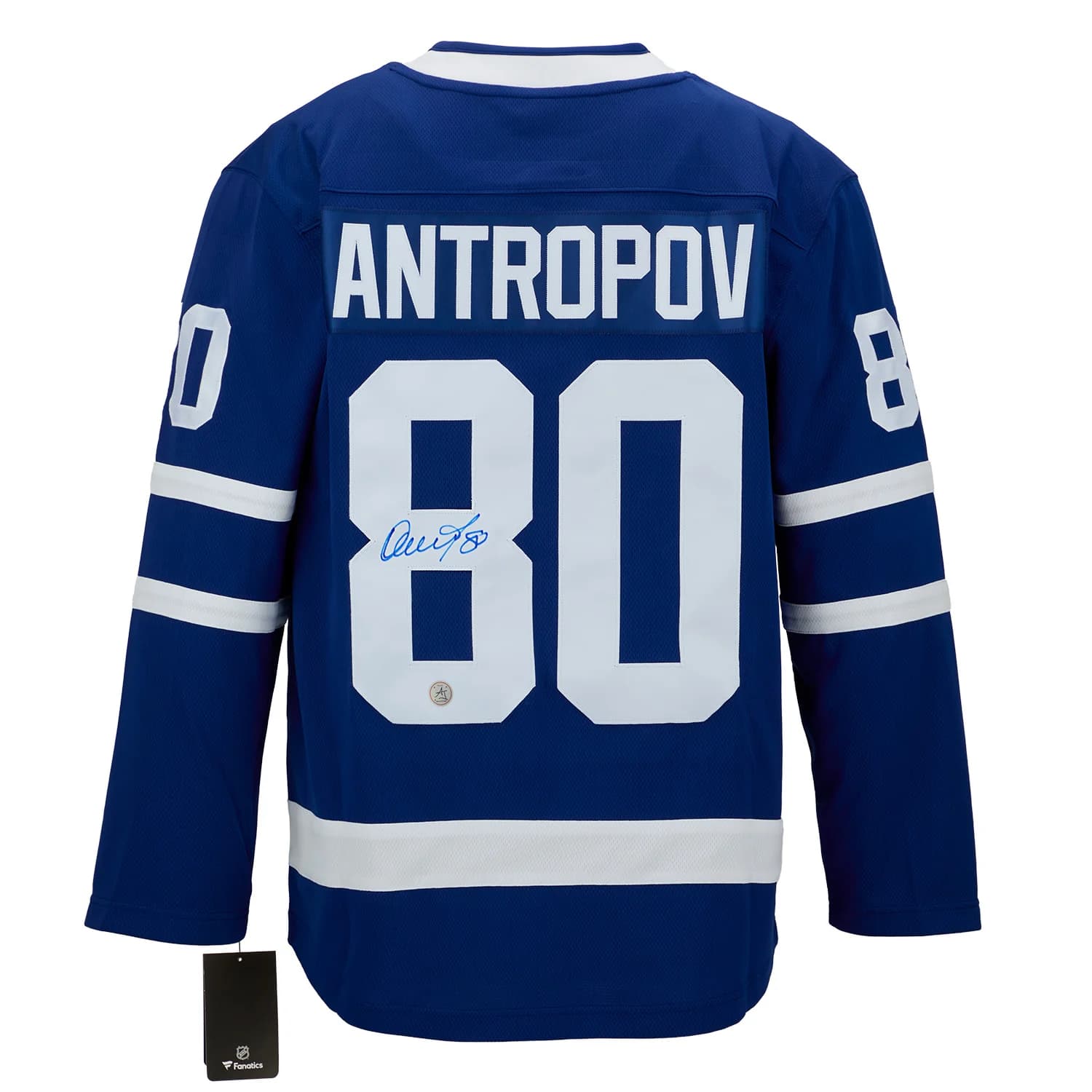 Nik Antropov Autographed Toronto Maple Leafs Fanatics Breakaway Jersey Nik Antropov Jersey breakaway, Toronto Maple Leafs, supplier stock photo