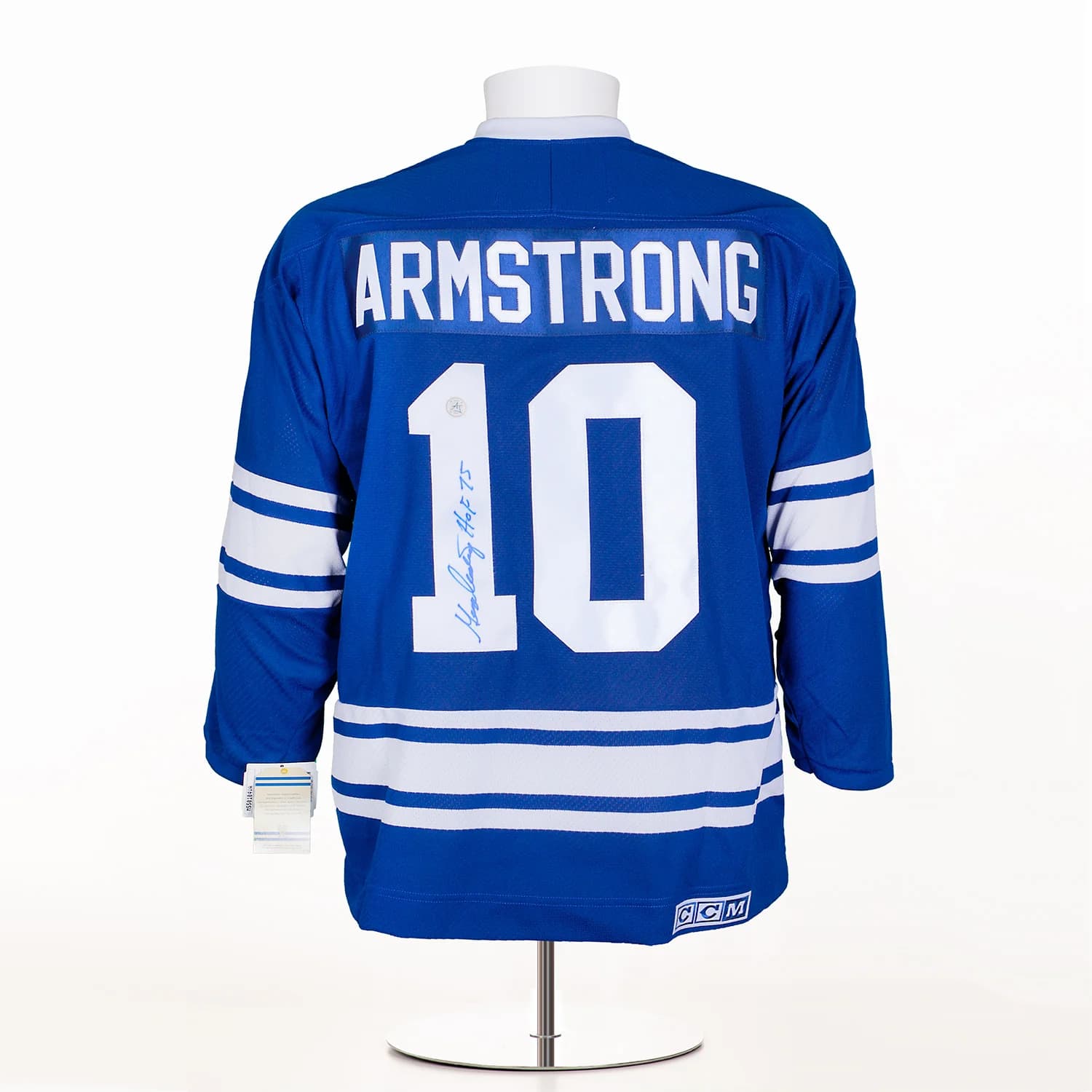 George Armstrong Signed Toronto Maple Leafs 1967 Stanley Cup Vintage CCM Jersey George Armstrong Jersey george-armstrong-toronto-maple-leafs-1967, Toronto Maple Leafs, supplier stock photo
