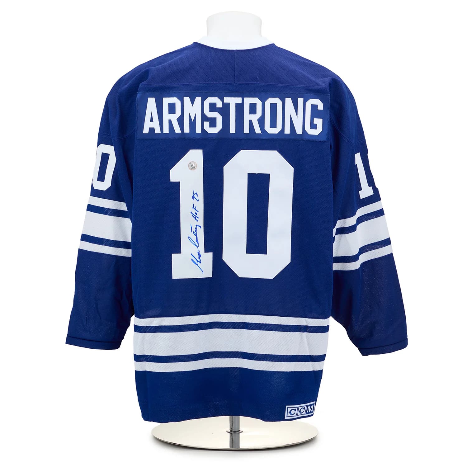 George Armstrong Signed Toronto Maple Leafs 1967 Stanley Cup Vintage CCM Jersey George Armstrong Jersey george-armstrong-toronto-maple-leafs-1967, Toronto Maple Leafs, supplier stock photo