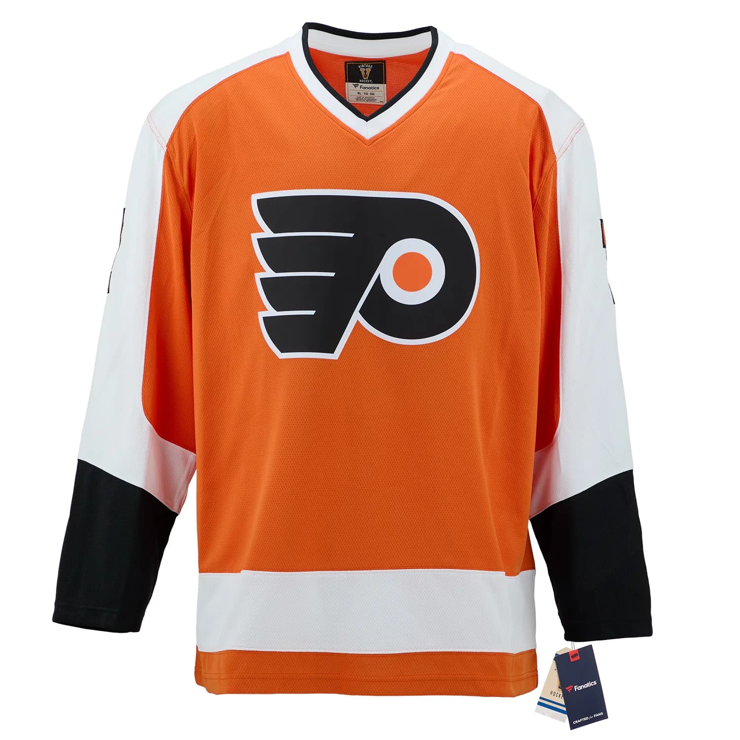 Bill Barber Signed Philadelphia Flyers Fanatics Throwback Jersey Bill Barber Jersey throwback, Philadelphia Flyers, view 2, supplier stock photo