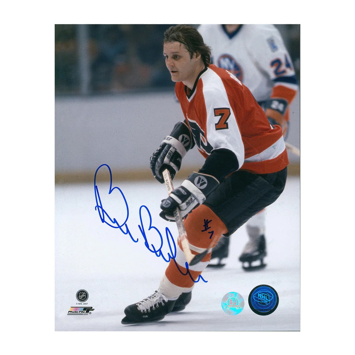 Bill Barber Autographed Philadelphia Flyers Hockey 8x10 Photo Bill Barber Photo 8x10-hockey, Philadelphia Flyers, supplier stock photo
