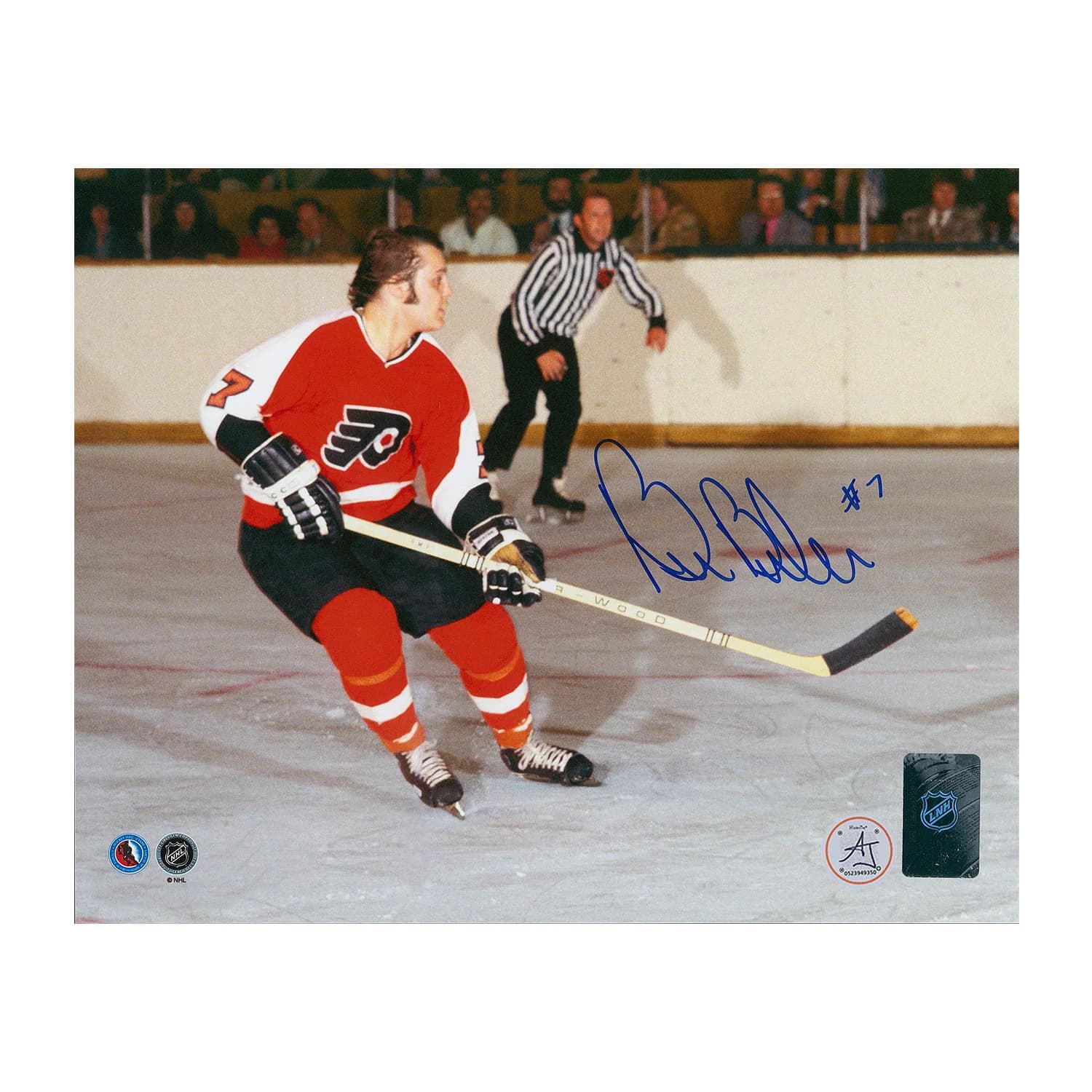 Bill Barber Autographed Philadelphia Flyers Game Action 8x10 Photo Bill Barber Photo 8x10-game-action, Philadelphia Flyers, supplier stock photo