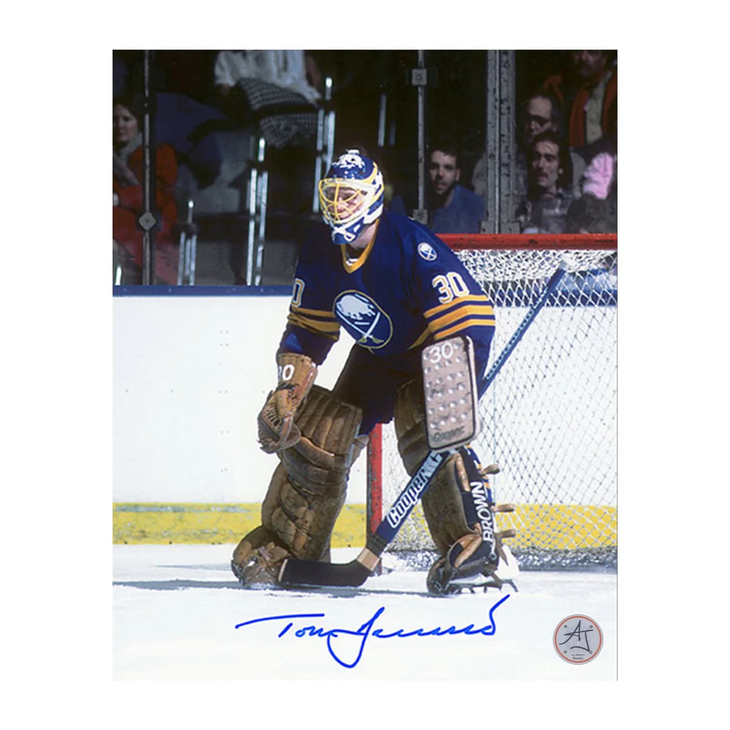 Tom Barrasso Buffalo Sabres Autographed Goalie 8x10 Photo Tom Barrasso Photo 8x10-goalie, Buffalo Sabres, supplier stock photo
