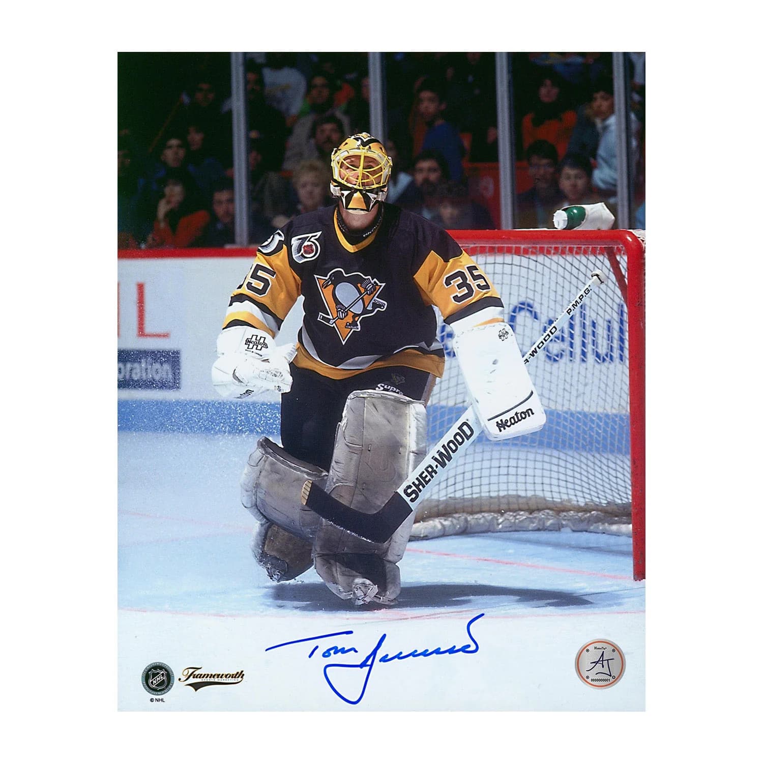 Tom Barrasso Pittsburgh Penguins Autographed Goalie 8x10 Photo Tom Barrasso Photo 8x10-goalie, Pittsburgh Penguins, supplier stock photo