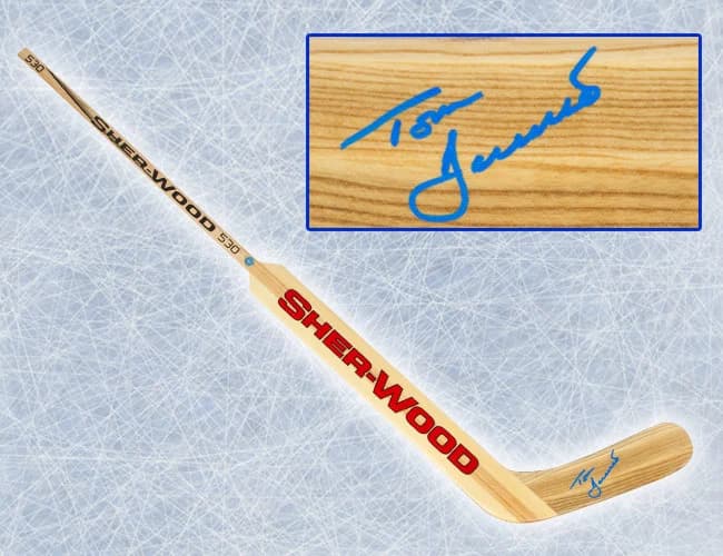 Tom Barrasso Autographed Sherwood Natural Wood Goalie Stick Tom Barrasso Other sherwood-natural-wood-goalie-stick, supplier stock photo