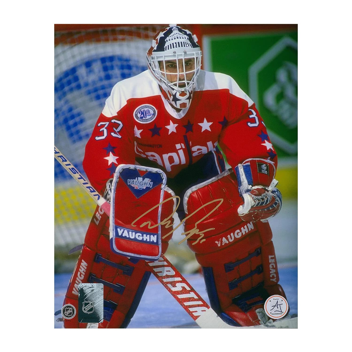 Don Beaupre Signed Washington Capitals Netminder 8x10 Photo Don Beaupre Photo 8x10-netminder, Washington Capitals, supplier stock photo