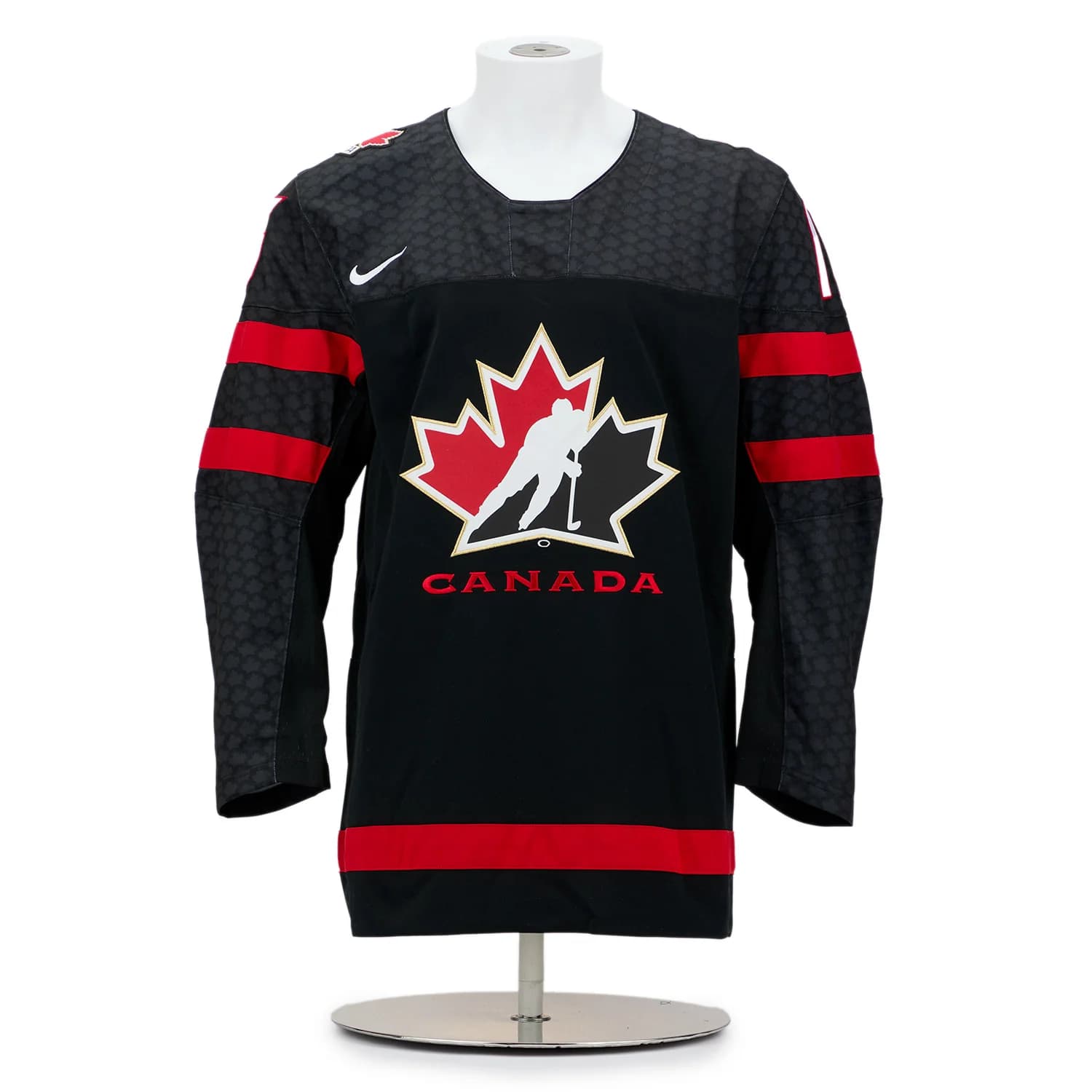 Connor Bedard Team Canada Signed & Inscribed World Jr MVP Nike Jersey #3/23 Connor Bedard Jersey connor-bedard-team-canada-inscribed-world, view 2, supplier stock photo