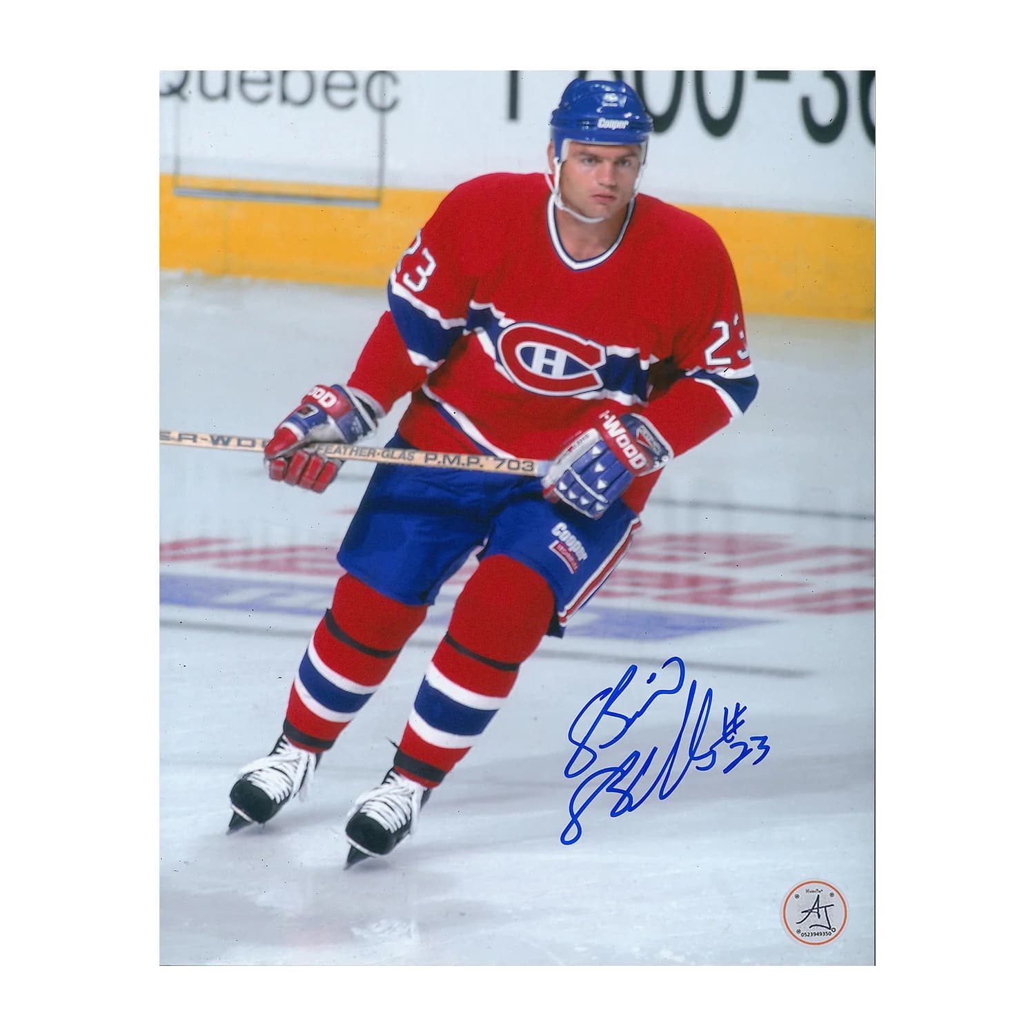 Brian Bellows Autographed Montreal Canadiens Hockey 8x10 Photo Brian Bellows Photo 8x10-hockey, Montreal Canadiens, supplier stock photo