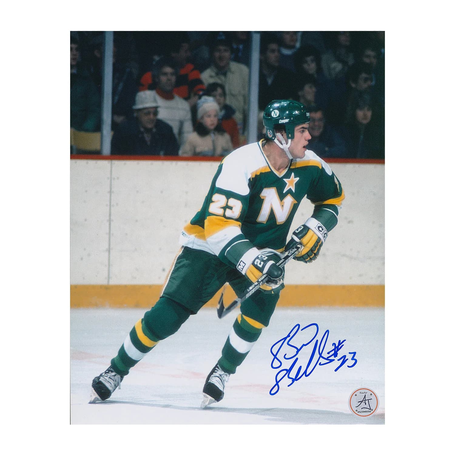 Brian Bellows Signed Minnesota North Stars Vintage 8x10 Photo Brian Bellows Photo 8x10-minnesota-north-stars-vintage, supplier stock photo