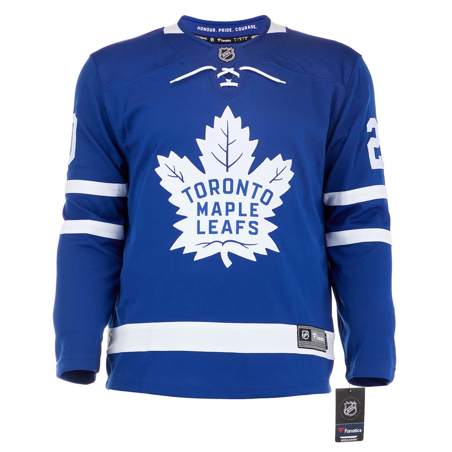 Ed Belfour Autographed Toronto Maple Leafs Fanatics Breakaway Jersey Ed Belfour Jersey breakaway, Toronto Maple Leafs, view 2, supplier stock photo