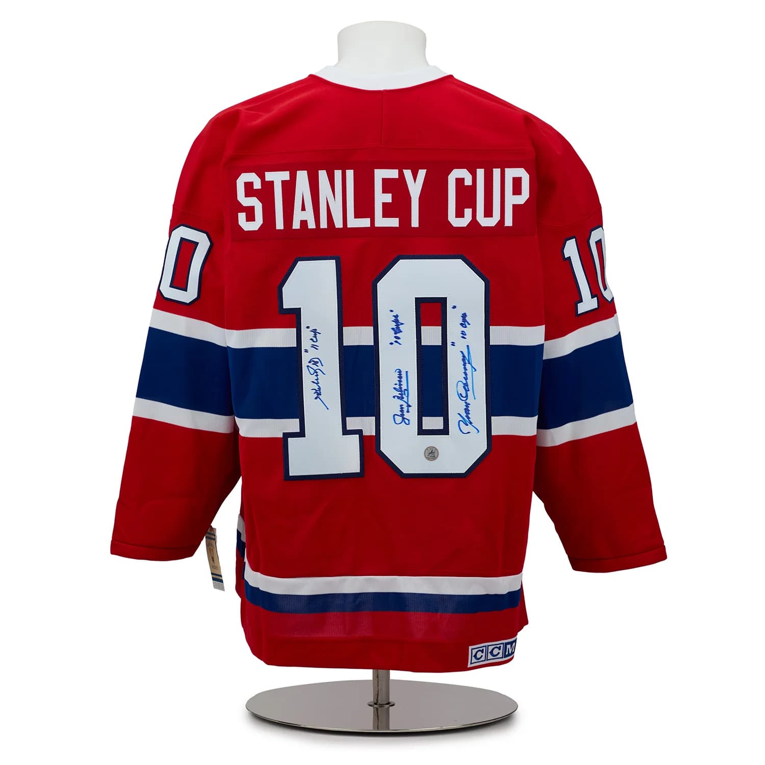 Montreal Canadiens Signed Stanley Cup Legends Vintage CCM Jersey Jersey stanley-cup-legends-vintage-ccm, Montreal Canadiens, supplier stock photo