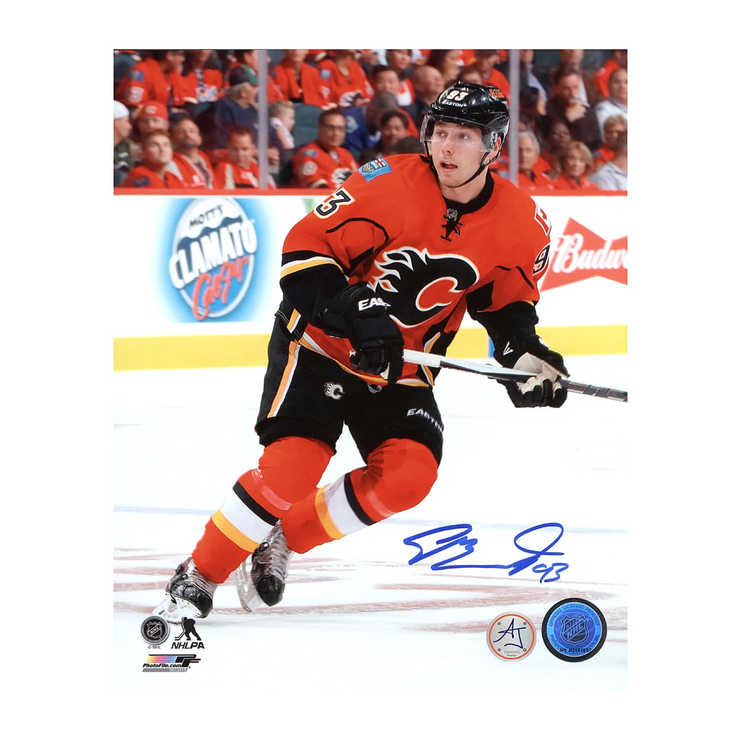 Sam Bennett Signed Calgary Flames Game Action 8x10 Photo Sam Bennett Photo 8x10-sam-bennett-calgary-flames-game-action, Calgary Flames, supplier stock photo