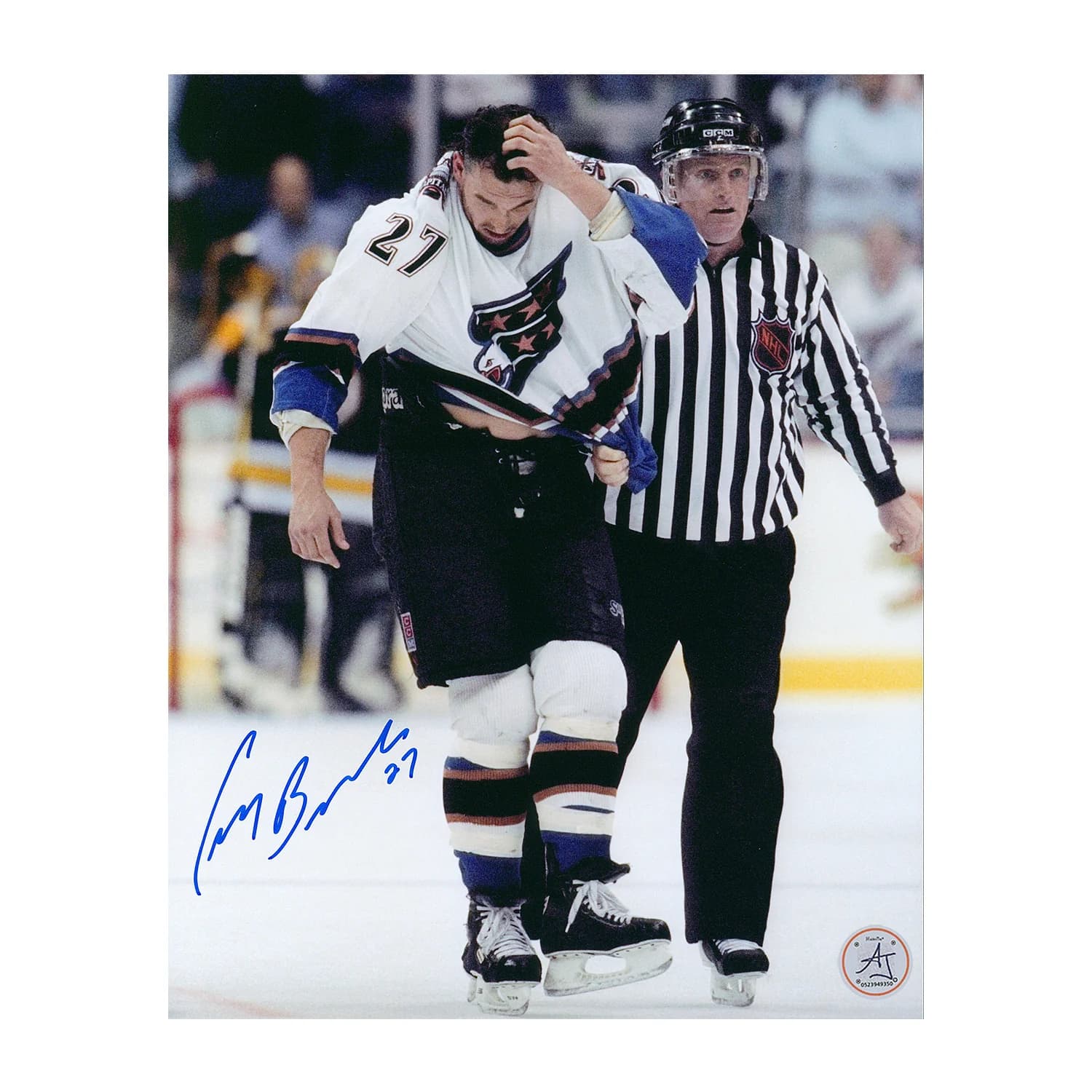 Craig Berube Autographed Washington Capitals Enforcer 8x10 Photo Craig Berube Photo 8x10-enforcer, Washington Capitals, supplier stock photo