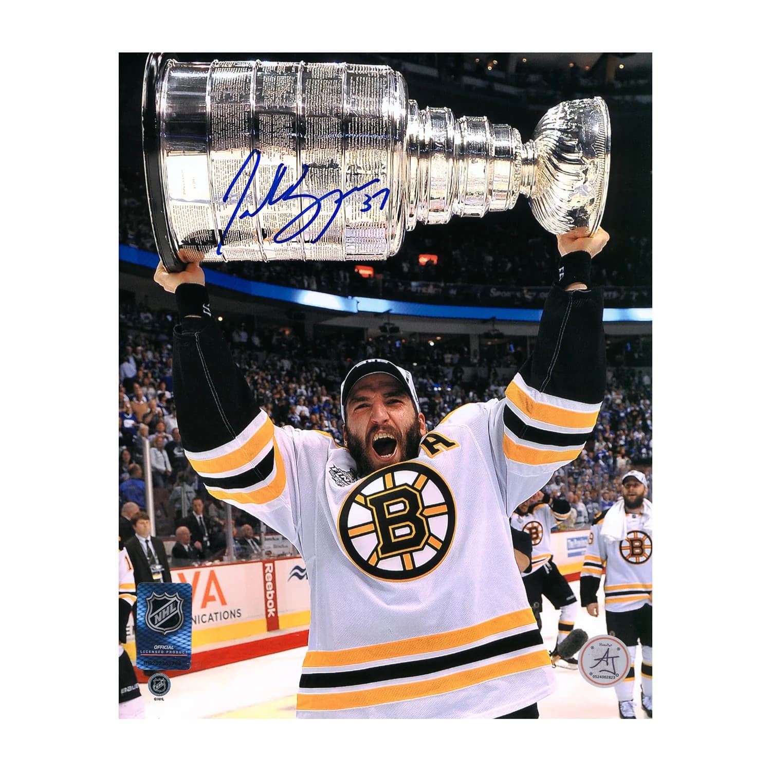 Patrice Bergeron Signed Boston Bruins 2011 Stanley Cup 8x10 Photo Patrice Bergeron Photo 8x10-patrice-bergeron-boston-bruins-2011-stanley, Boston Bruins, supplier stock photo