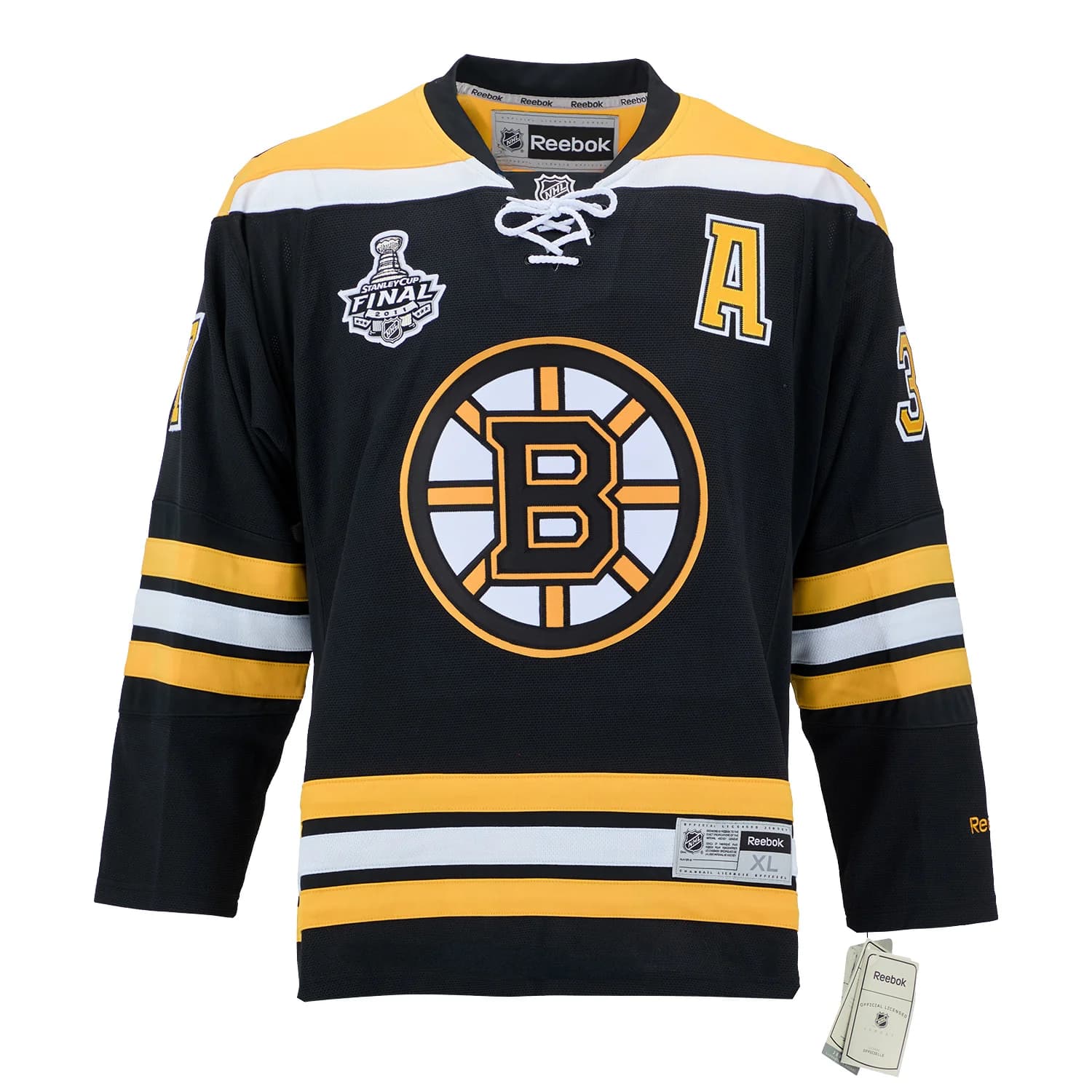 Patrice Bergeron Signed & Inscribed Boston Bruins 2011 Stanley Cup Reebok Jersey Patrice Bergeron Jersey patrice-bergeron-inscribed-boston-bruins-2011, Boston Bruins, view 2, supplier stock photo