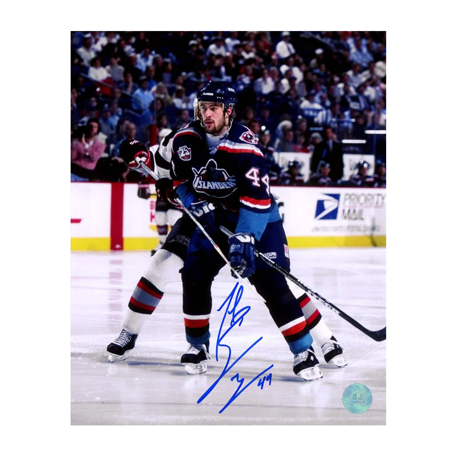 Todd Bertuzzi Autographed New York Islanders Hockey 8x10 Photo Todd Bertuzzi Photo 8x10-hockey, New York Islanders, supplier stock photo