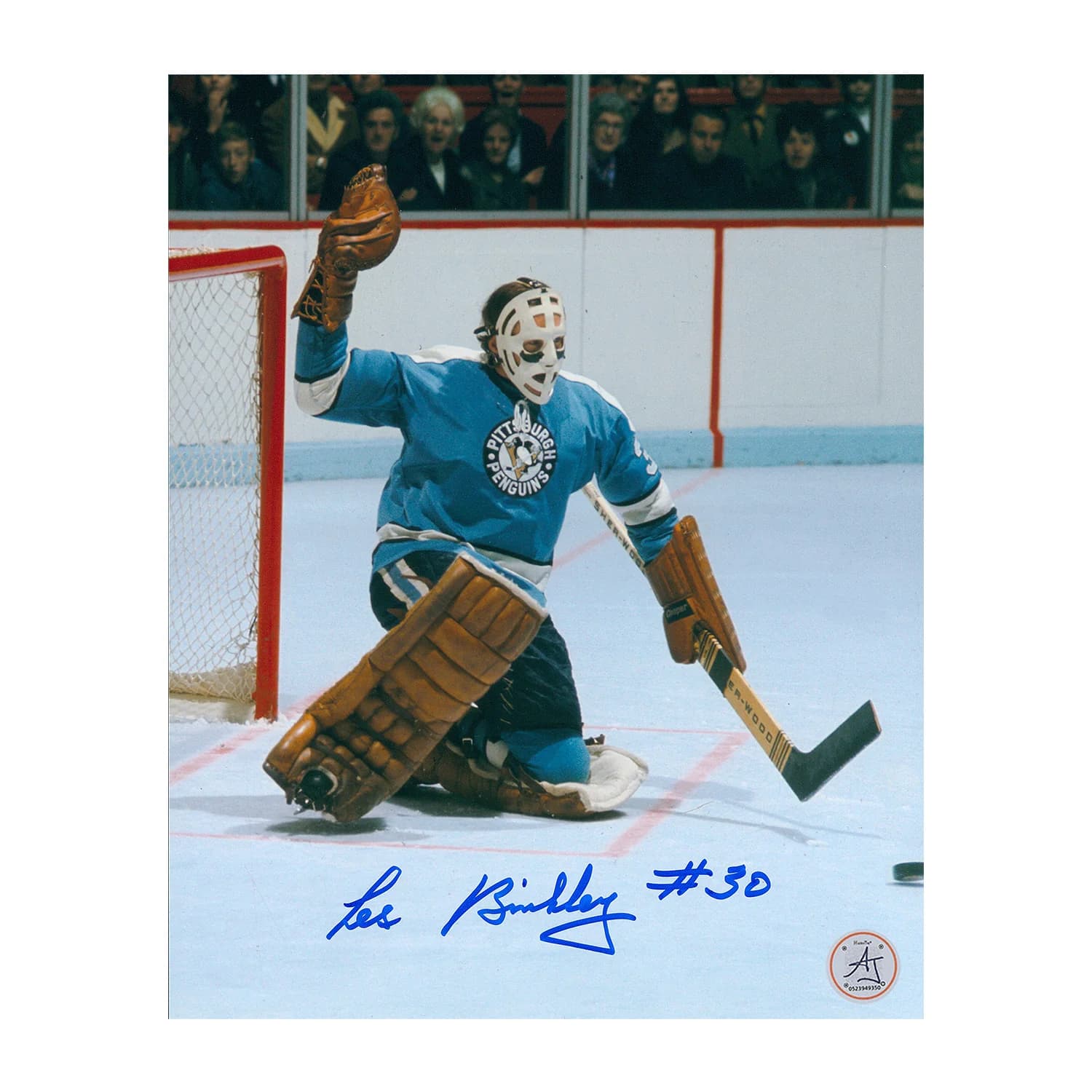 Les Binkley Pittsburgh Penguins Autographed Goalie 8x10 Photo Les Binkley Photo 8x10-goalie, Pittsburgh Penguins, supplier stock photo