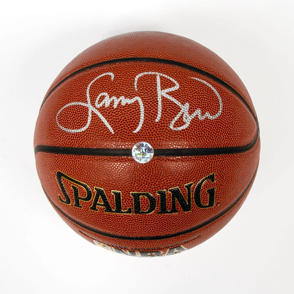 Larry Bird Autographed Spalding Official NBA I/O Basketball Larry Bird Ball spalding-nba-basketball, Boston Celtics, supplier stock photo
