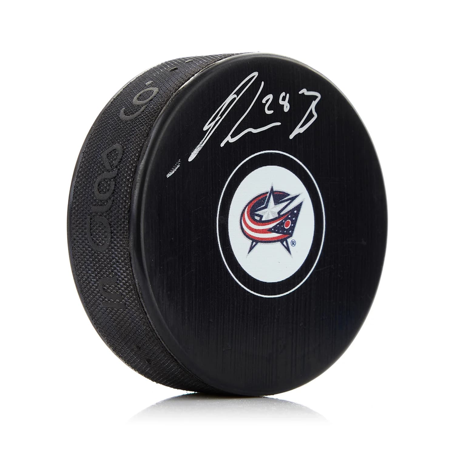 Oliver Bjorkstrand Columbus Blue Jackets Autographed Hockey Puck Oliver Bjorkstrand Puck oliver-bjorkstrand-columbus-blue-jackets-hockey, Columbus Blue Jackets, supplier stock photo