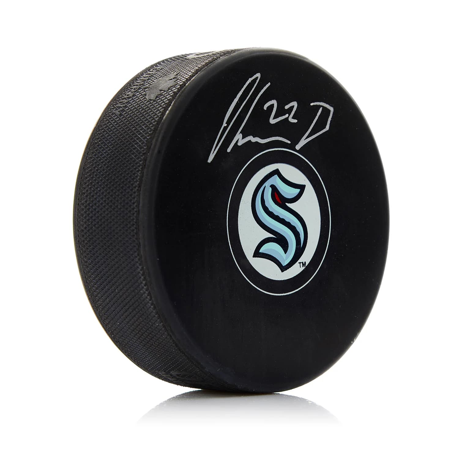 Oliver Bjorkstrand Autographed Seattle Kraken Hockey Puck Oliver Bjorkstrand Puck oliver-bjorkstrand-seattle-kraken-hockey, Seattle Kraken, supplier stock photo