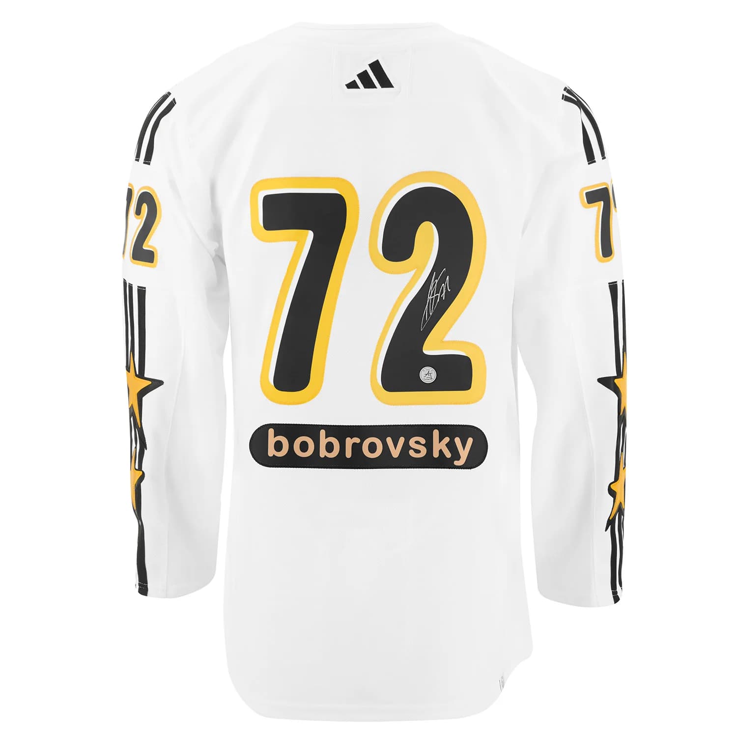 Sergei Bobrovsky Signed 2024 NHL All-Star Game White adidas Jersey Sergei Bobrovsky Jersey 2024-nhl-all-star-game-white, supplier stock photo