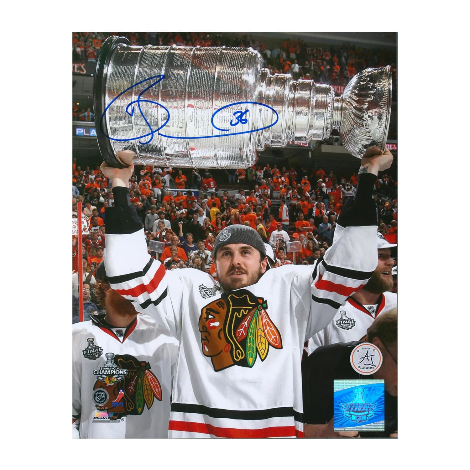 Dave Bolland Autographed Chicago Blackhawks Stanley Cup 8x10 Photo Dave Bolland Photo 8x10-stanley-cup, Chicago Blackhawks, supplier stock photo