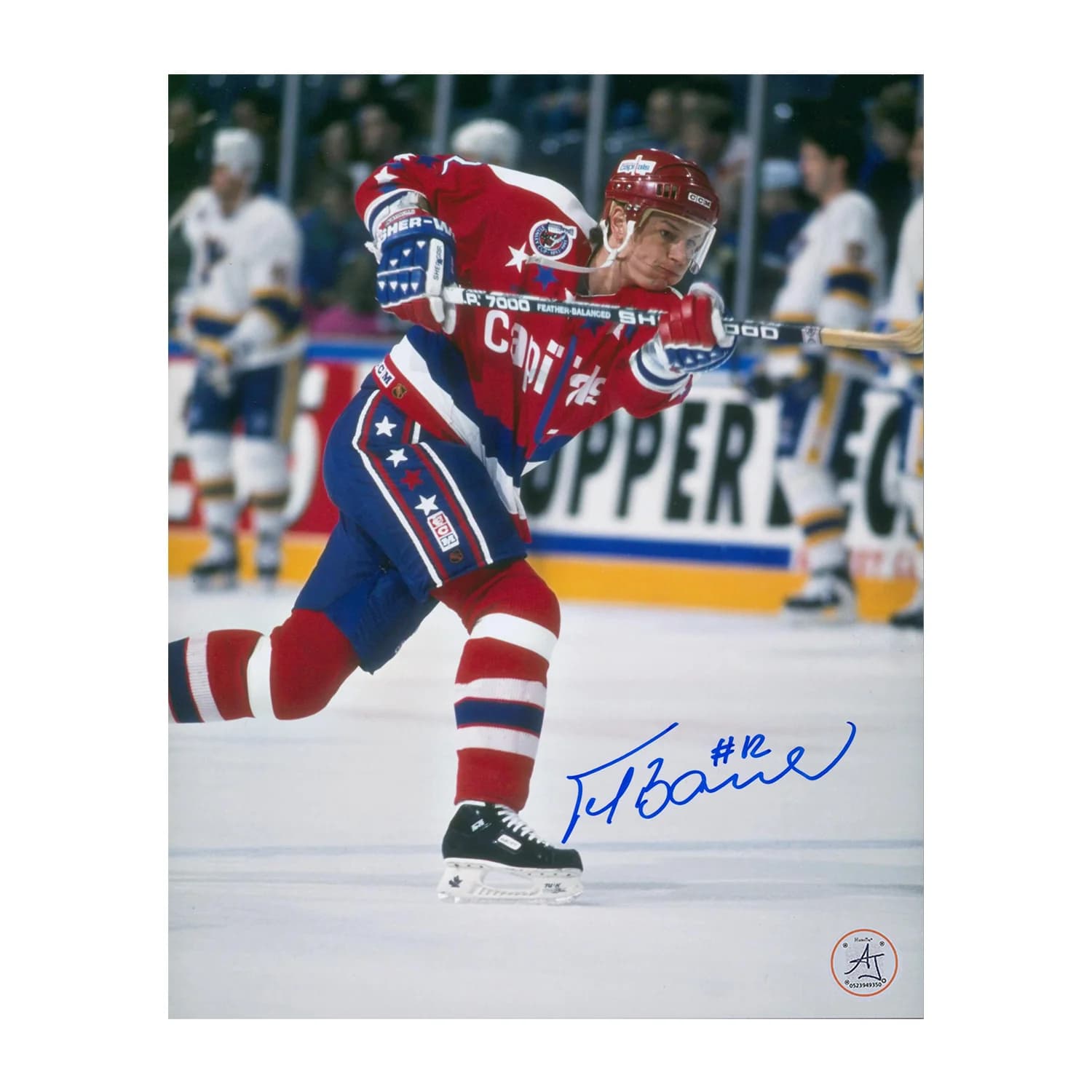 Peter Bondra Autographed Washington Capitals Shooting 8x10 Photo Peter Bondra Photo 8x10-shooting, Washington Capitals, supplier stock photo