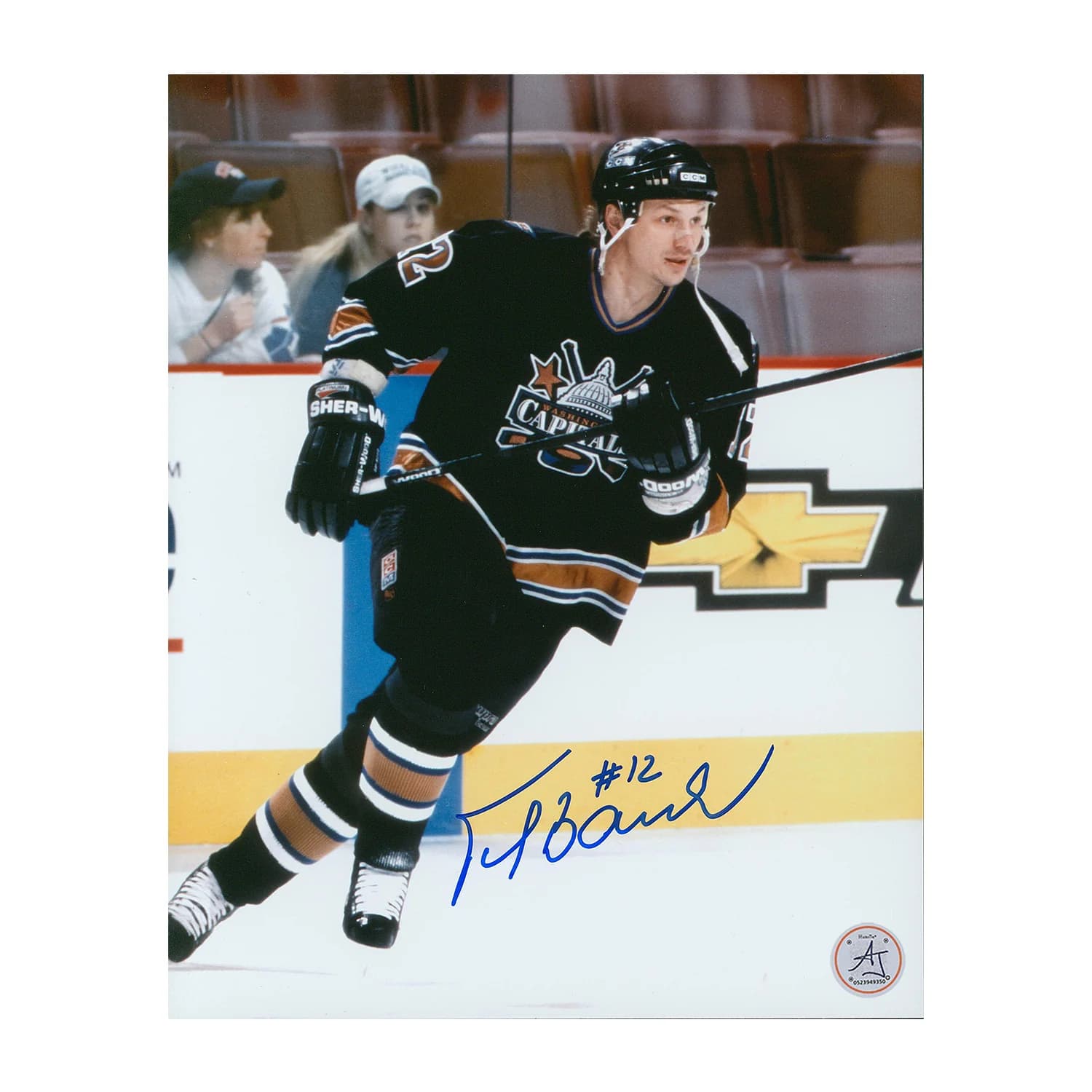 Peter Bondra Autographed Washington Capitals Hockey 8x10 Photo Peter Bondra Photo 8x10-hockey, Washington Capitals, supplier stock photo