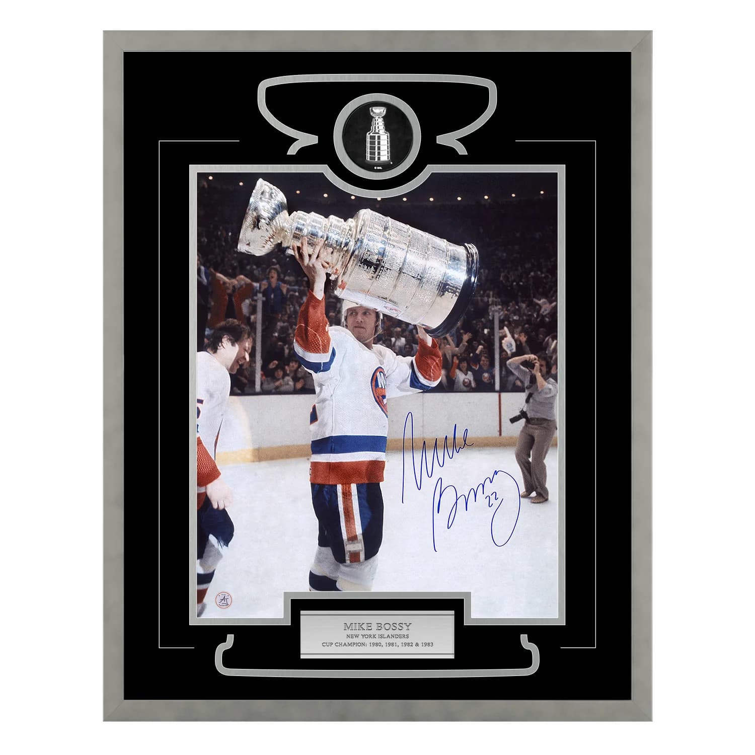 Mike Bossy Signed New York Islanders Stanley Cup Victory 26x32 Frame Mike Bossy Other 26x32-mike-bossy-york-islanders-stanley-cup, New York Islanders, supplier stock photo