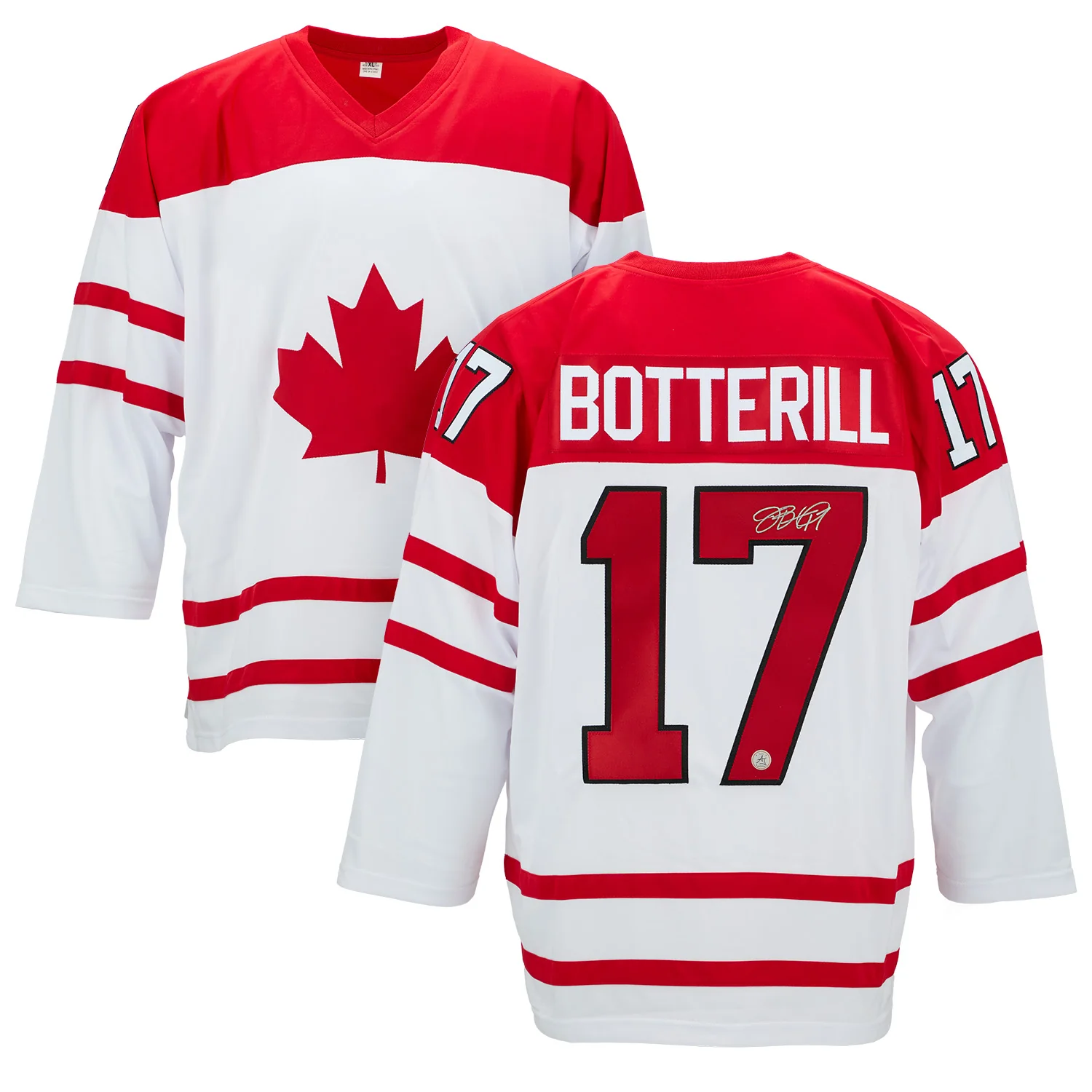Jennifer Botterill Signed Team Canada Custom Hockey Nation Jersey Jennifer Botterill Jersey team-canada-hockey-nation, view 3, supplier stock photo