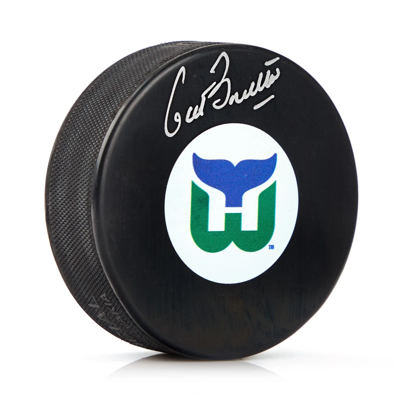 Pat Boutette Autographed Hartford Whalers Retro Logo Puck Pat Boutette Puck hartford-whalers-retro-logo, supplier stock photo