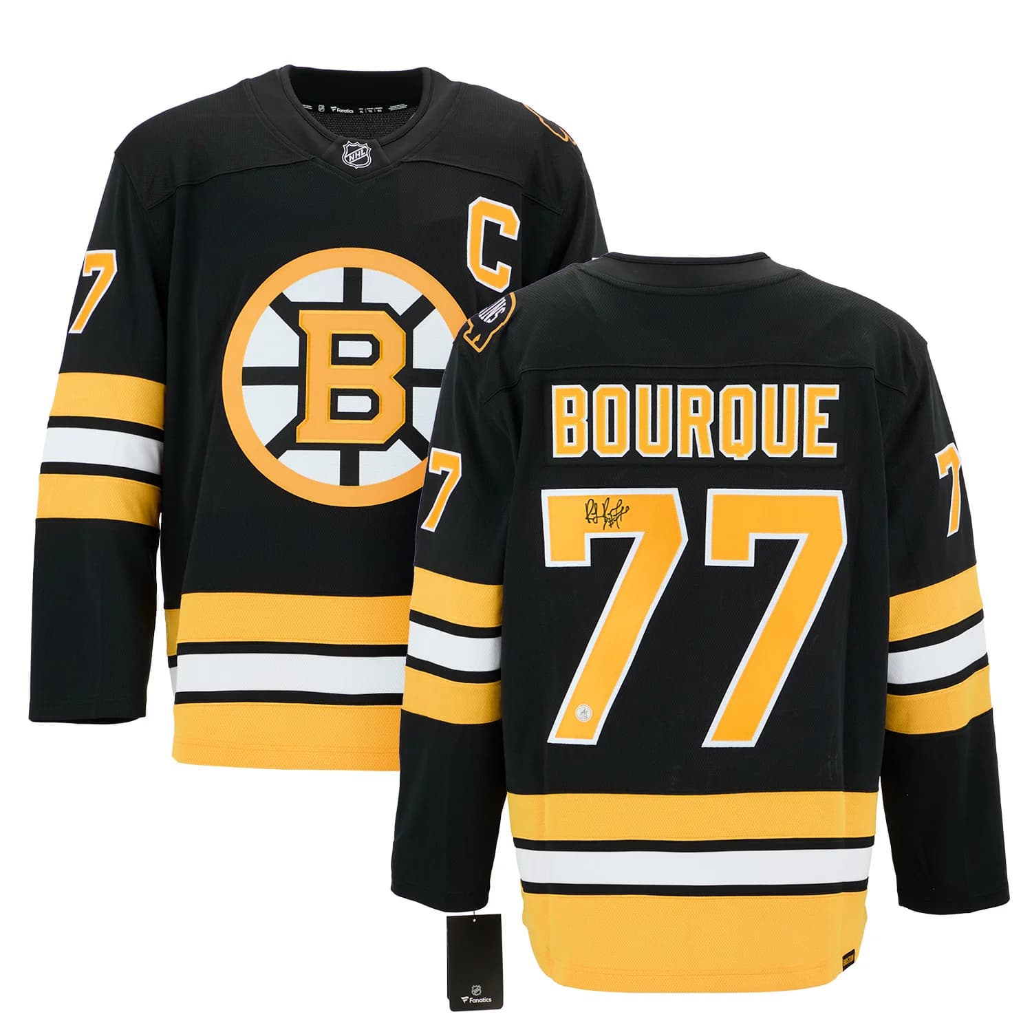 Ray Bourque Signed Boston Bruins Fanatics Breakaway Jersey Ray Bourque Jersey breakaway, Boston Bruins, view 3, supplier stock photo