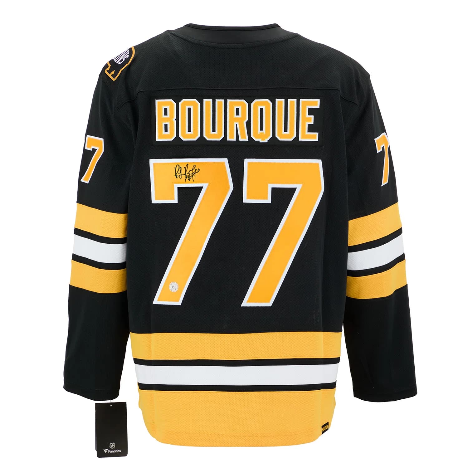 Ray Bourque Signed Boston Bruins Fanatics Breakaway Jersey Ray Bourque Jersey breakaway, Boston Bruins, supplier stock photo