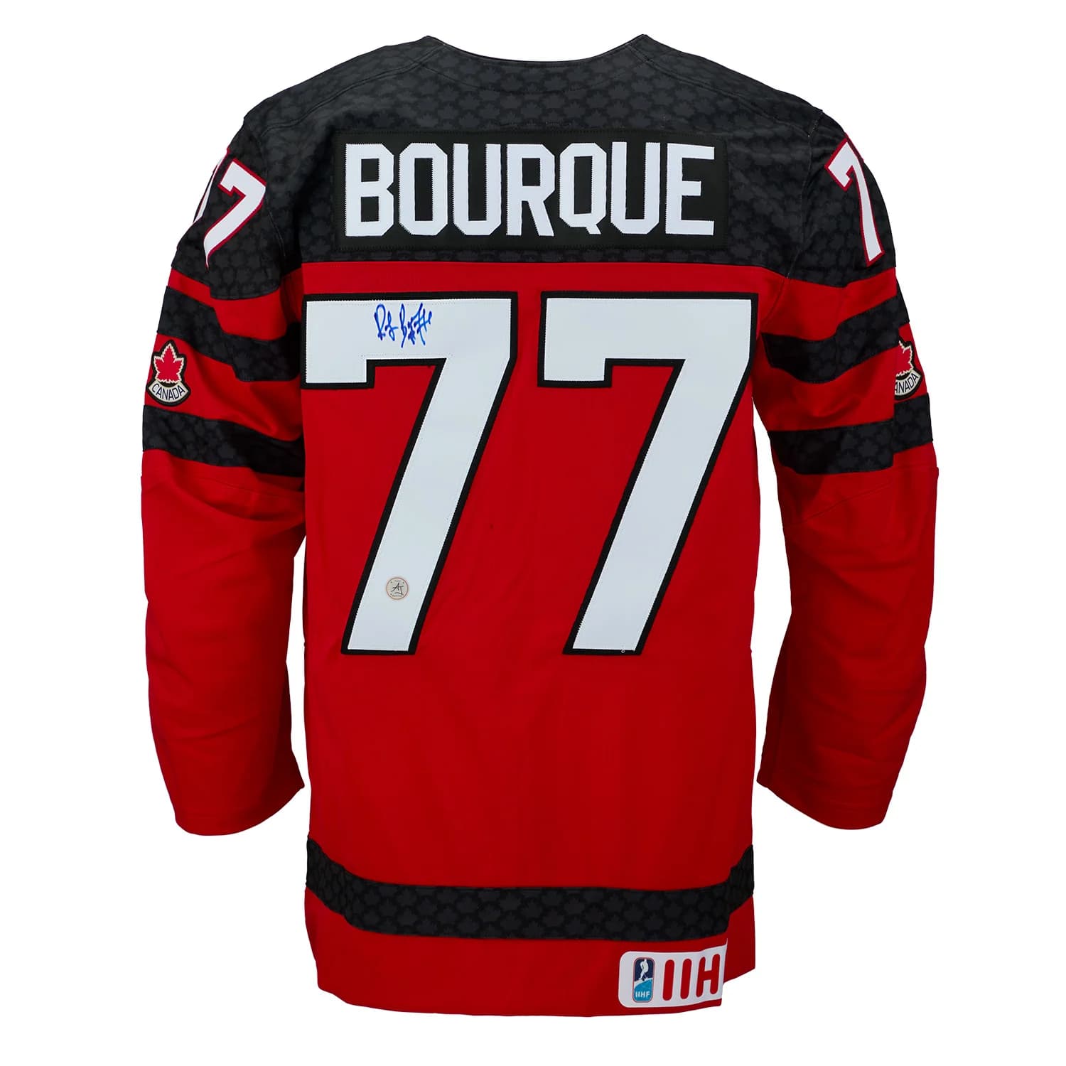 Ray Bourque Autographed Team Canada Red Nike Hockey Jersey Ray Bourque Jersey ray-bourque-team-canada-red-nike, supplier stock photo