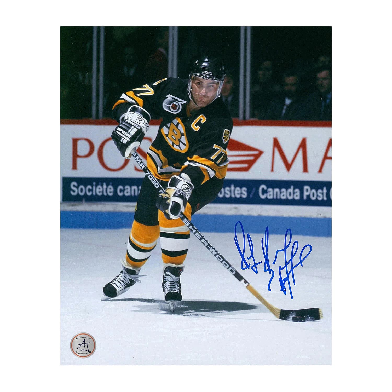 Ray Bourque Autographed Boston Bruins Captain 8x10 Photo Ray Bourque Photo 8x10-captain, Boston Bruins, supplier stock photo