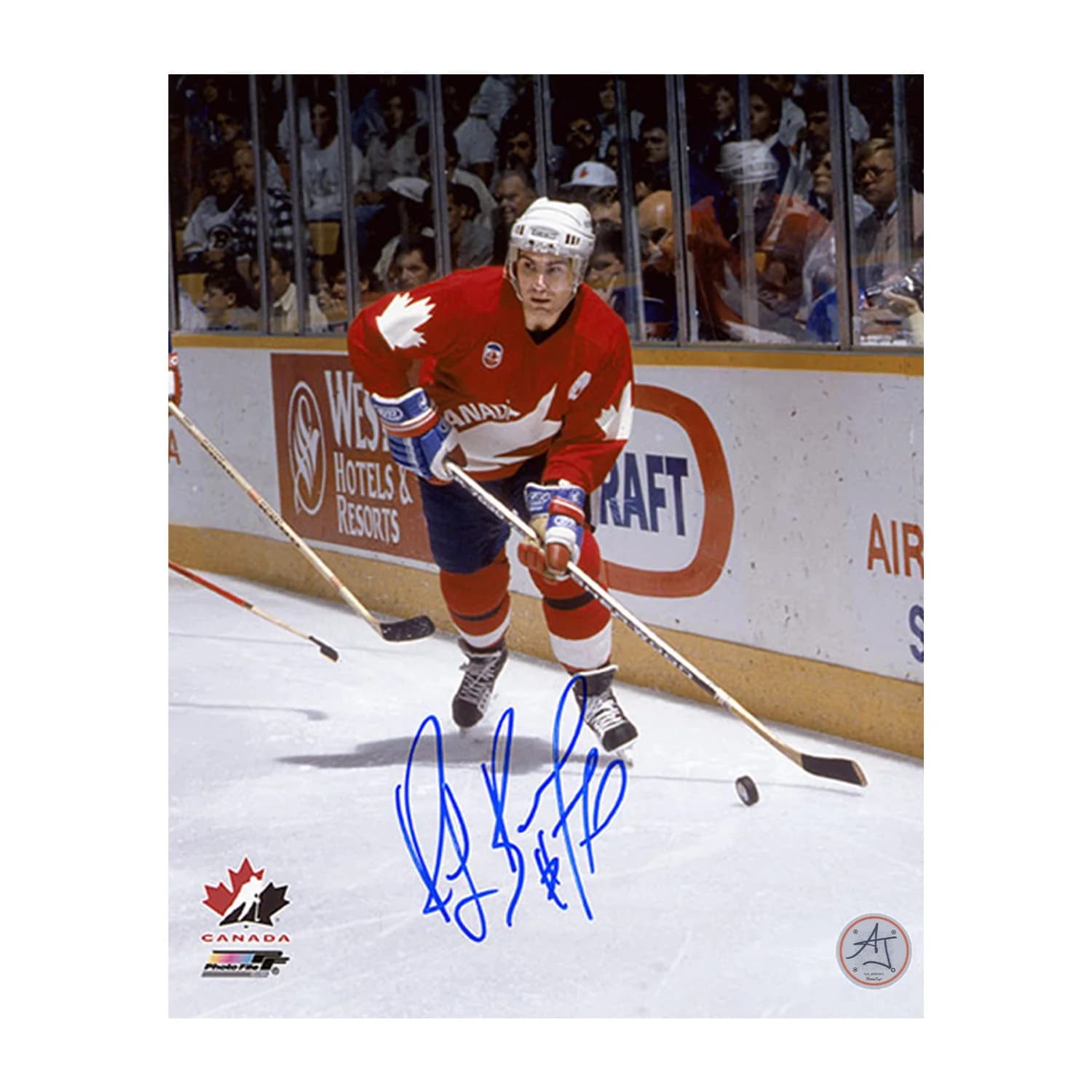 Ray Bourque Team Canada Signed Canada Cup Tournament 8x10 Photo Ray Bourque Photo 8x10-team-canada-cup-tournament, supplier stock photo